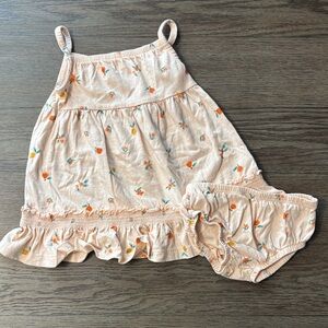 Carter's Peach Floral Dress Set